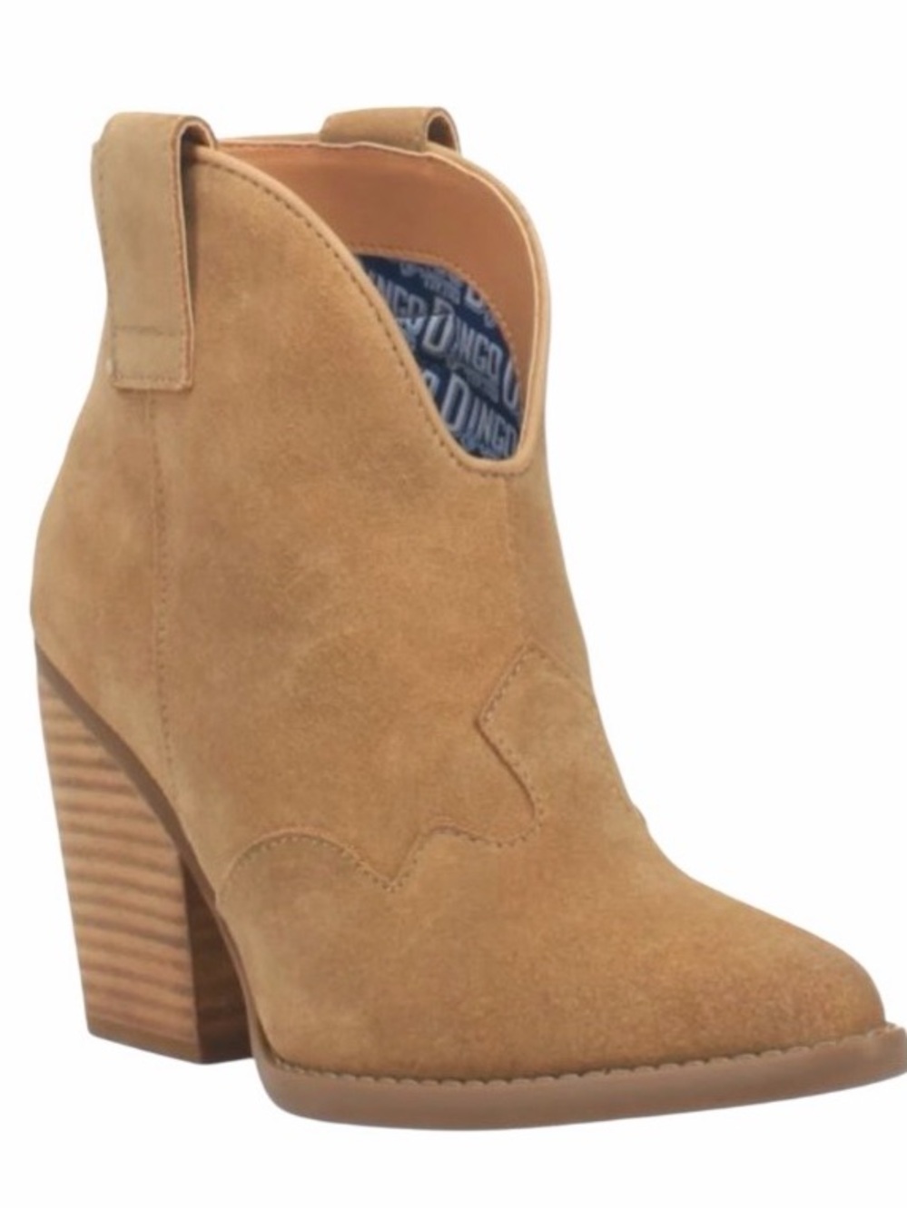 Dingo Flannie Natural Tan Suede Boots NWT Size 11